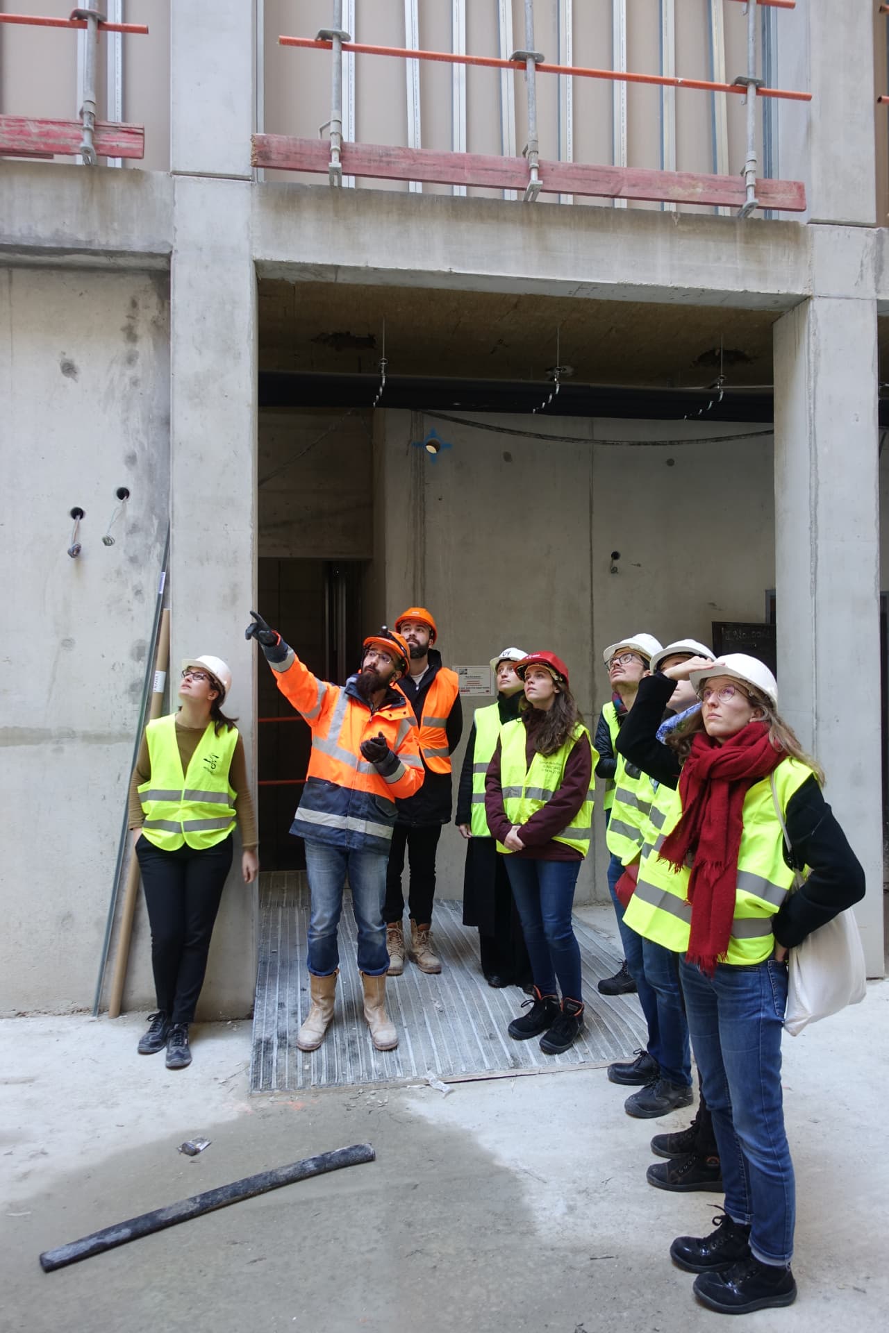 Visite de chantier avec l’équipe LA FABRICA